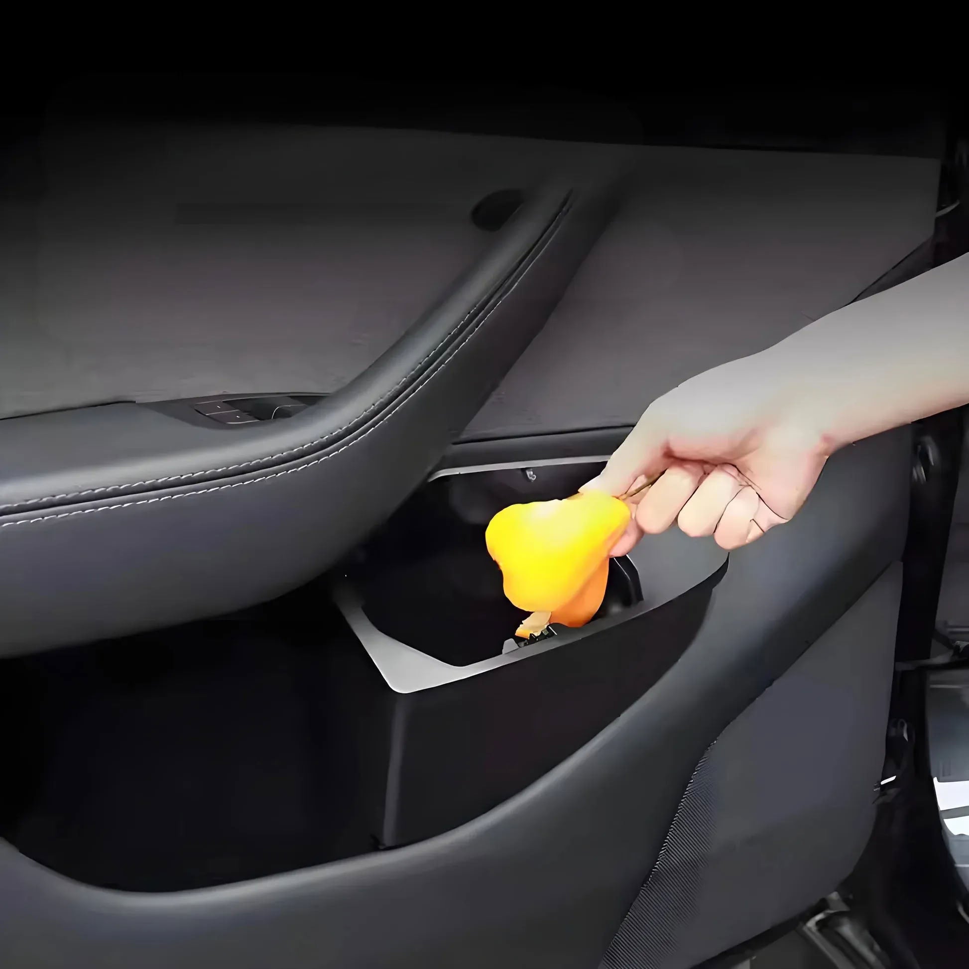 Tesla Model Y Juniper Front Door Trash Can Organizer (2-Pack)-2