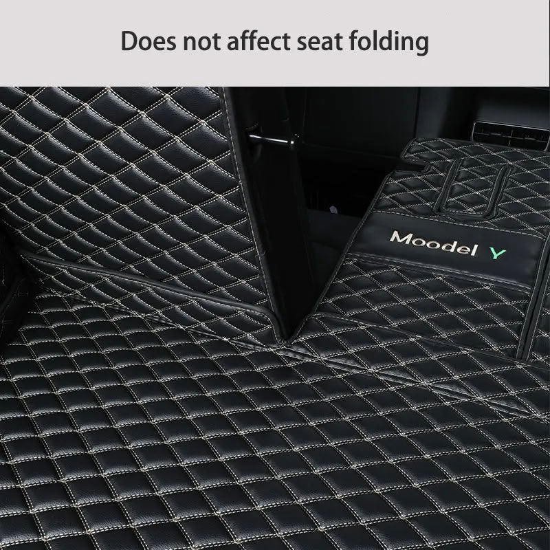 Tesla Model Y Trunk Mats – Waterproof, Soundproof, Stain-Resistant - Teskay