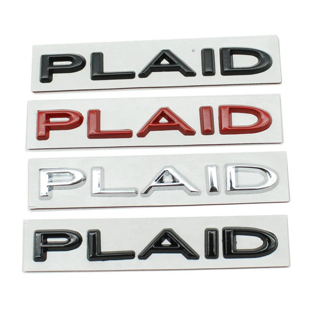 Tesla Plaid Emblem (Various Colors) - Teskay
