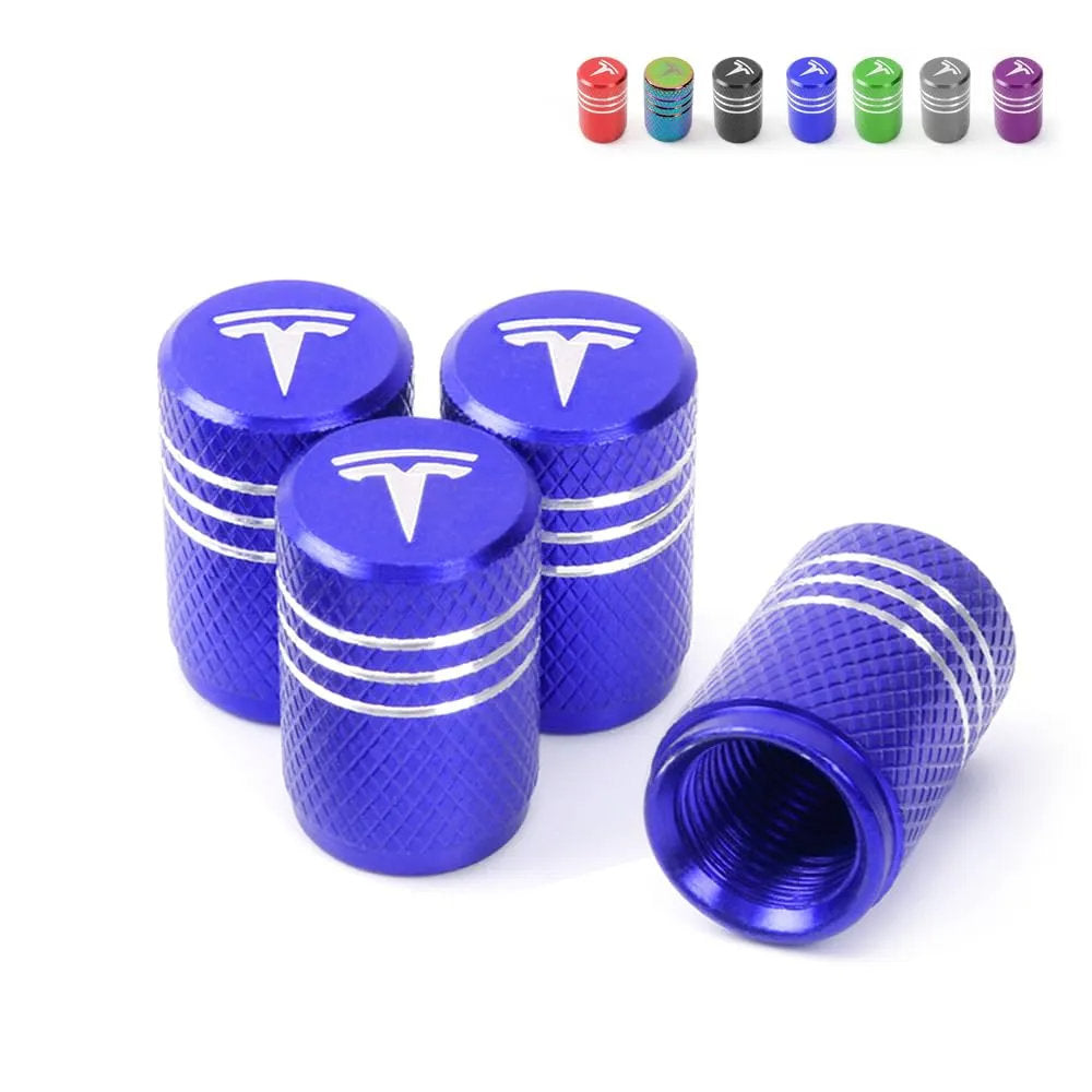 Tesla Valve Stem Caps (4 pcs) - Teskay
