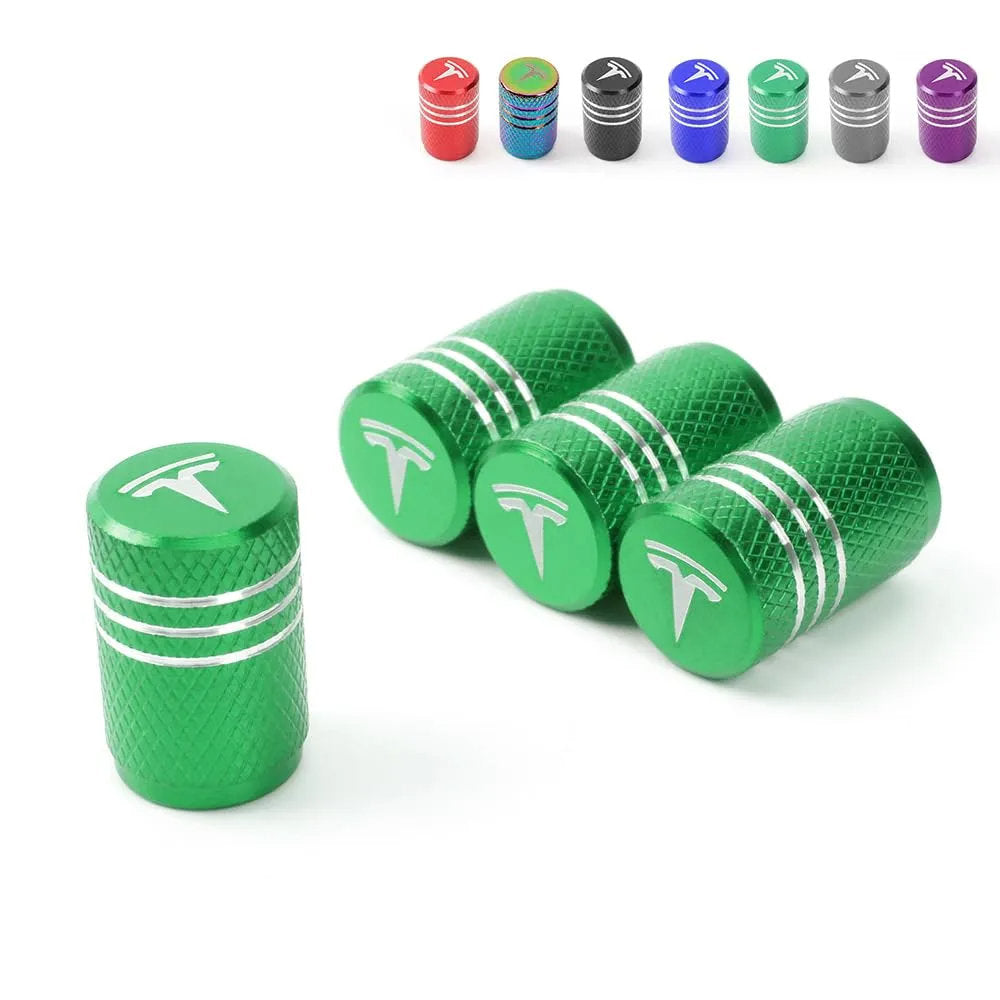 Tesla Valve Stem Caps (4 pcs) - Teskay