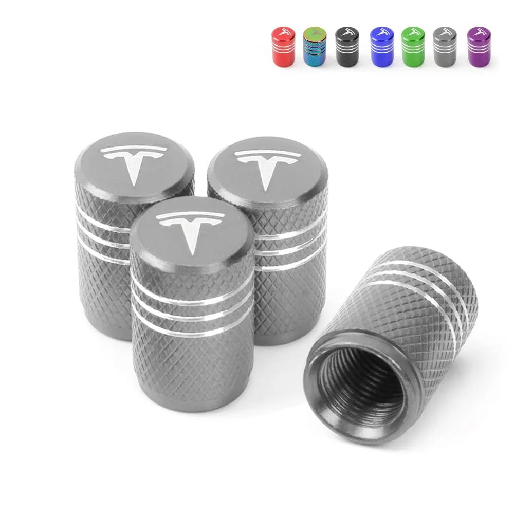 Tesla Valve Stem Caps (4 pcs) - Teskay