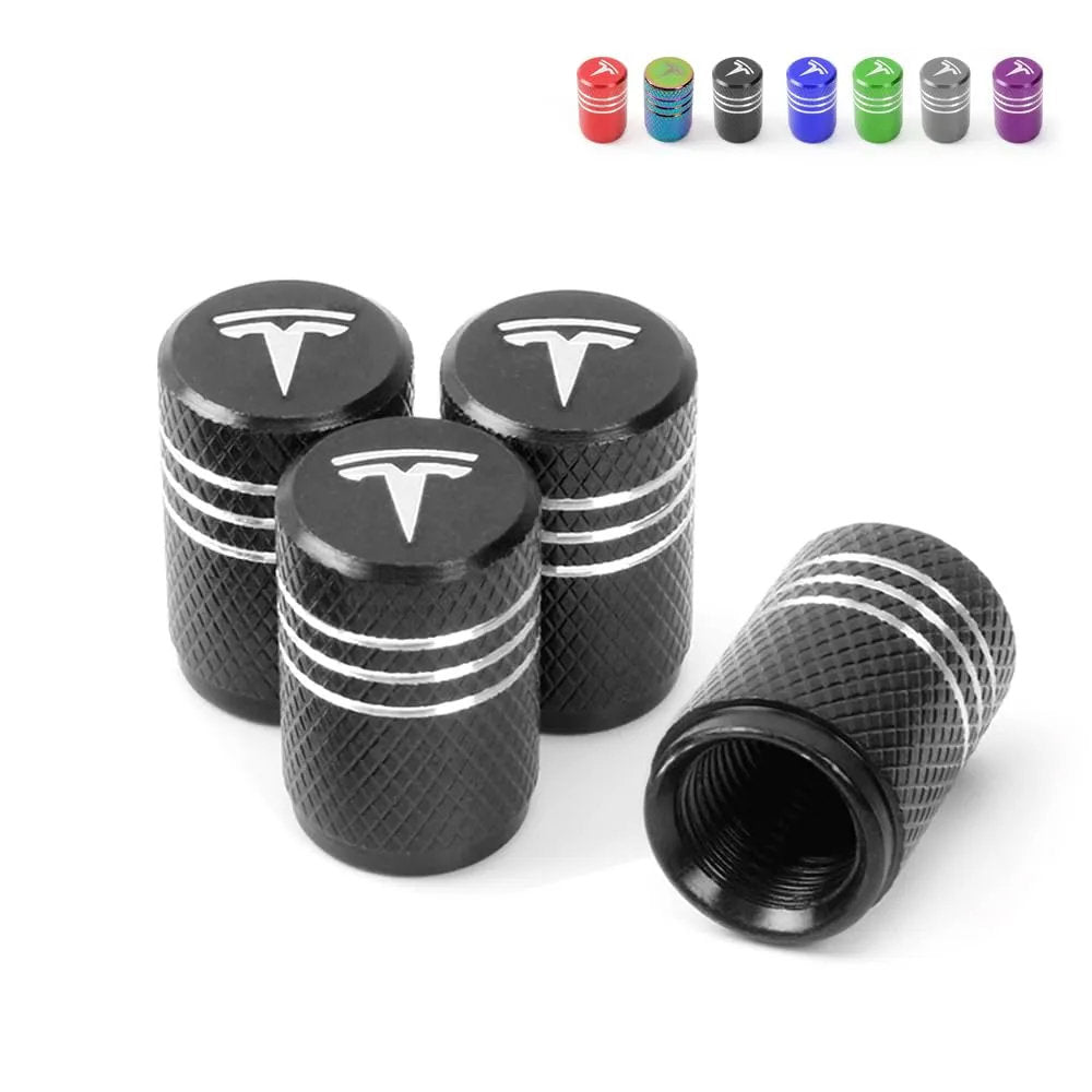 Tesla Valve Stem Caps (4 pcs) - Teskay