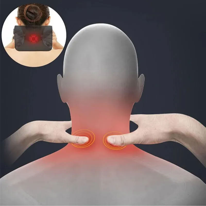 Tesla Electric Massage Headrest | 3D Neck & Lumbar Support - Teskay