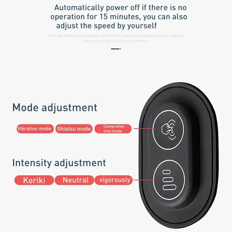 Tesla Electric Massage Headrest | 3D Neck & Lumbar Support - Teskay