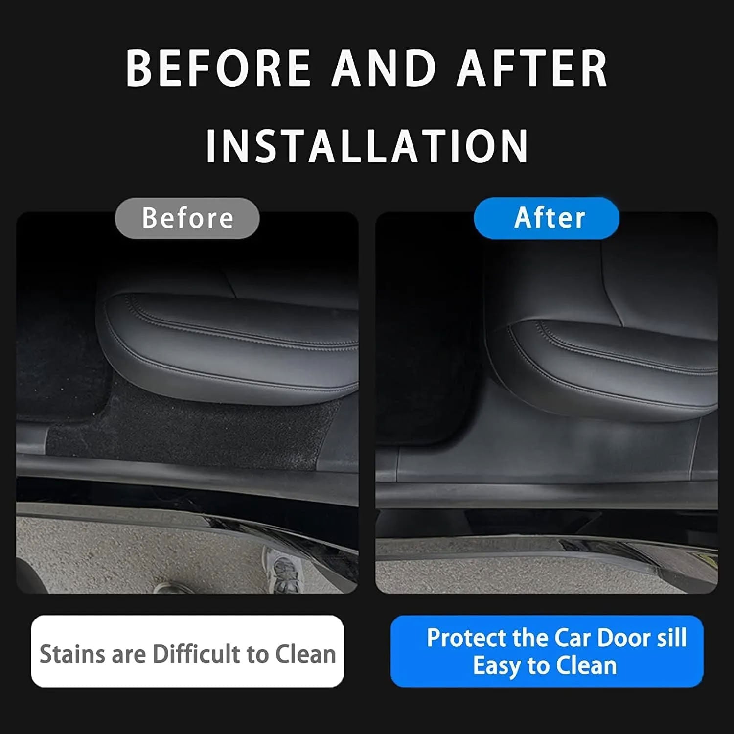 Tesla Model Y Door Sill Protector (2021-2024) - Teskay