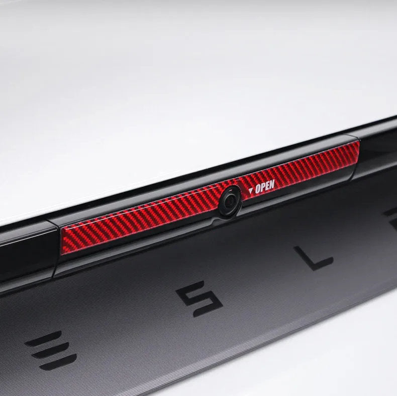 Trunk Button Indicator Sticker for Tesla Model Y Juniper (2025.03+) - Teskay