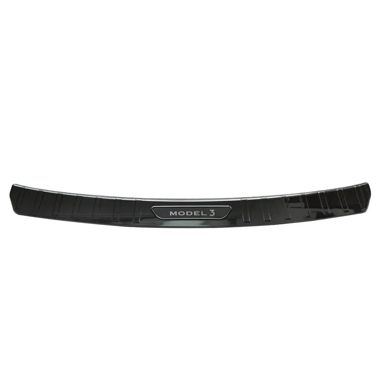 Trunk Guard Plate for Tesla Model 3/Y – Stainless Steel, Black Titanium Coating - Teskay