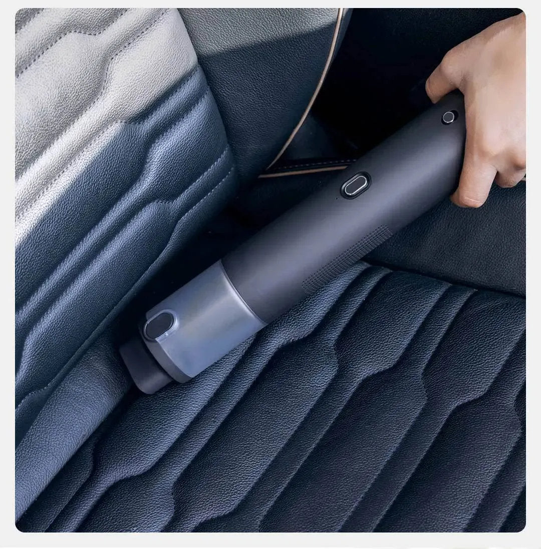 Two-in-One Cordless Vacuum Cleaner and Tire Inflator for Tesla – Handheld, HEPA Filter, High Suction Power, Smart Inflation - Teskay