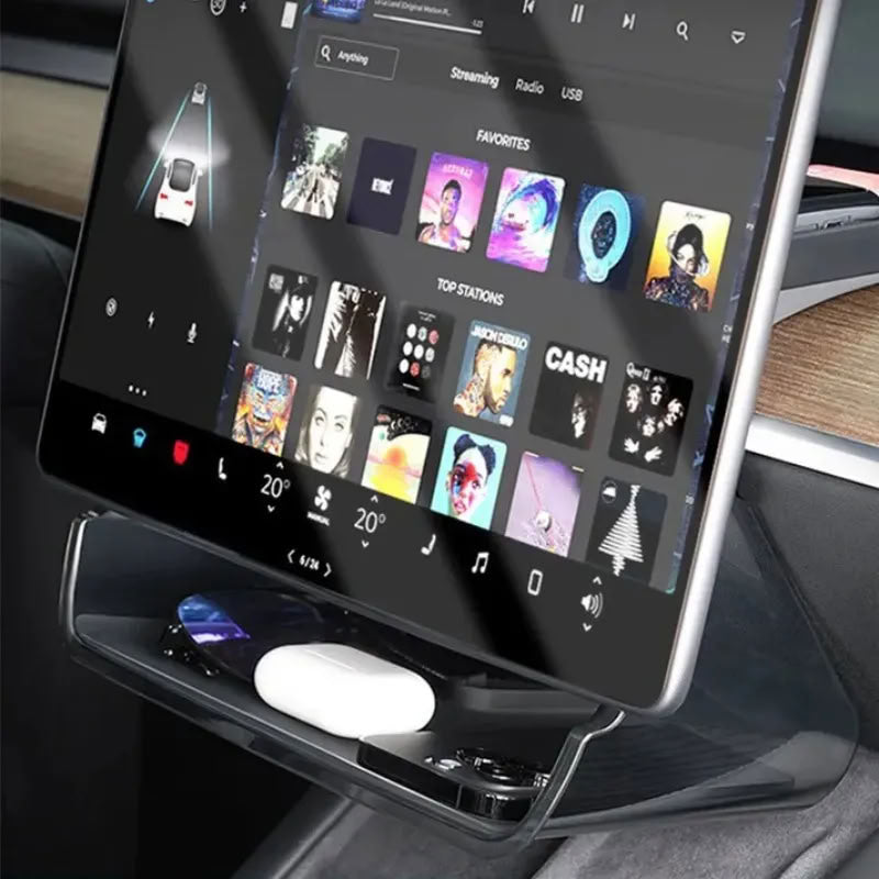 Under Screen Storage Tray for Model 3 Highland/Model Y Juniper - Teskay