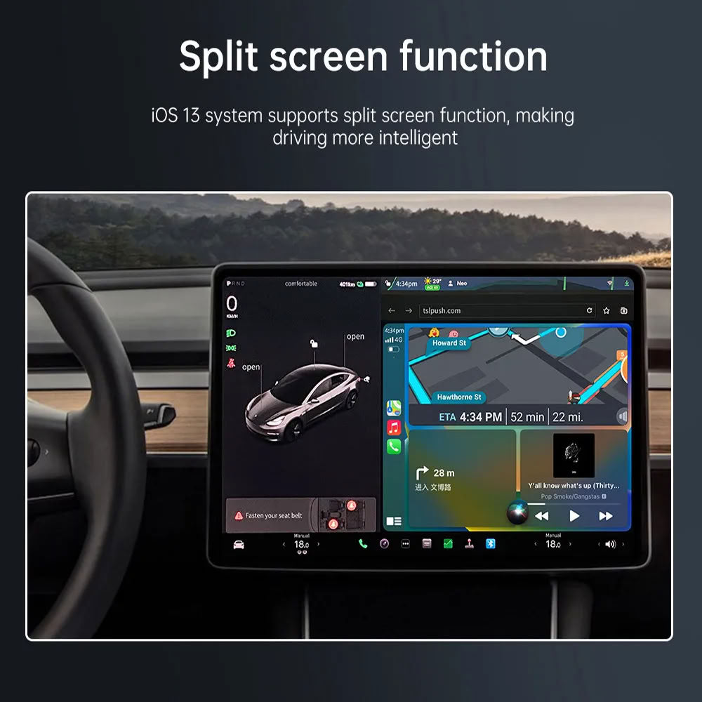 Wireless Apple CarPlay Adapter for Tesla - Teskay