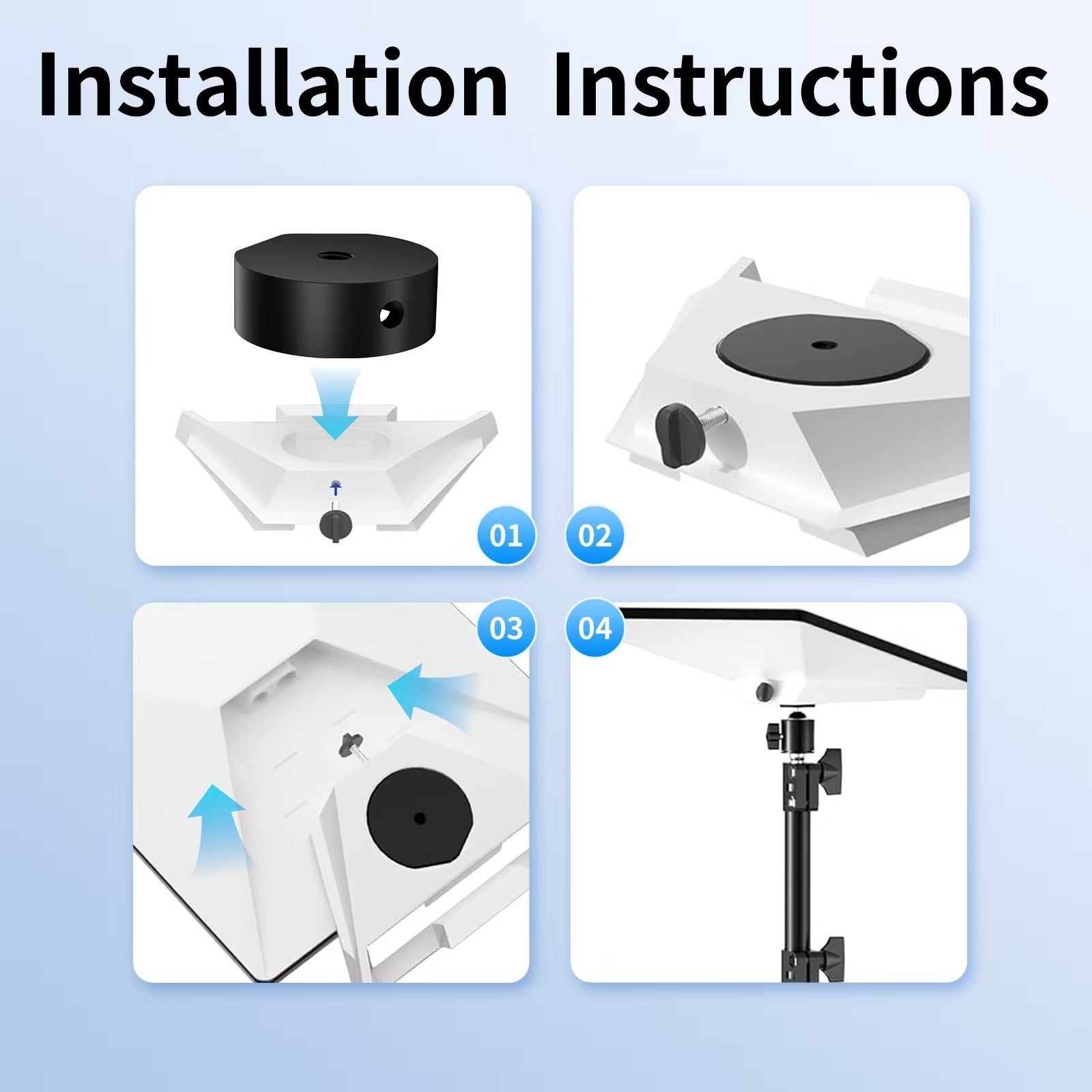 Aluminum Alloy Tripod Ball Head Adapter for Starlink Mini4 - Teskay