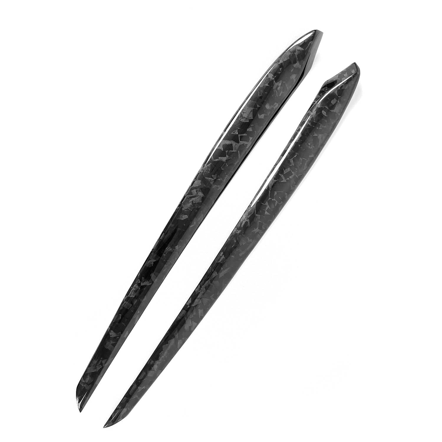 Tesla Model 3/Y Carbon Fiber Door Panel Trim (2pcs) - Teskay