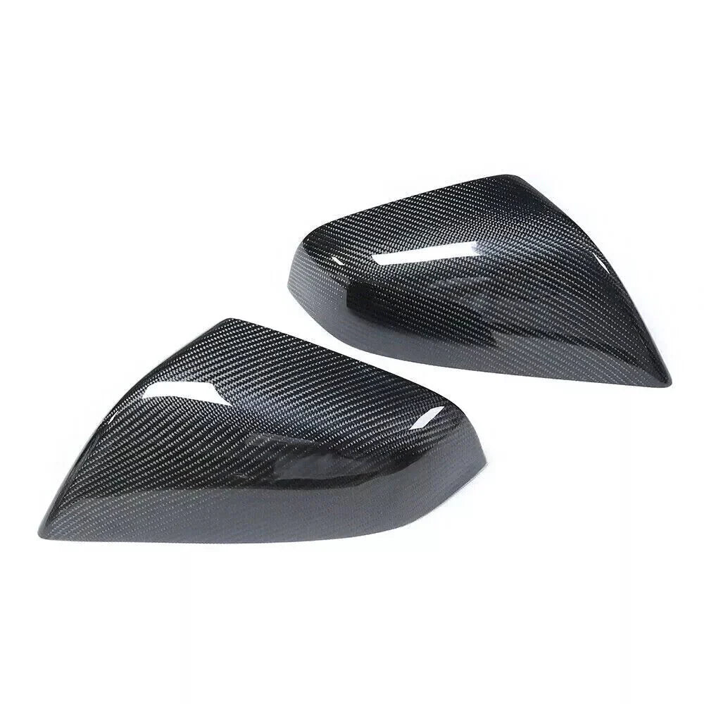 Real Carbon Fiber Mirror Covers Replacement for Tesla Model S / X - Teskay