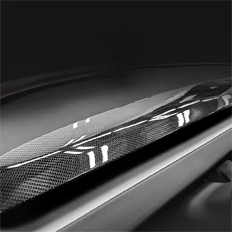 Real Dry Carbon Fiber Dash Cover Overlay for Model 3 Highalnd & Model Y Juniper - Teskay
