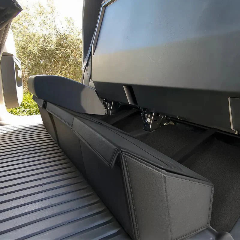 Cybertruck rear seat storage bag foldable design - Teskay2