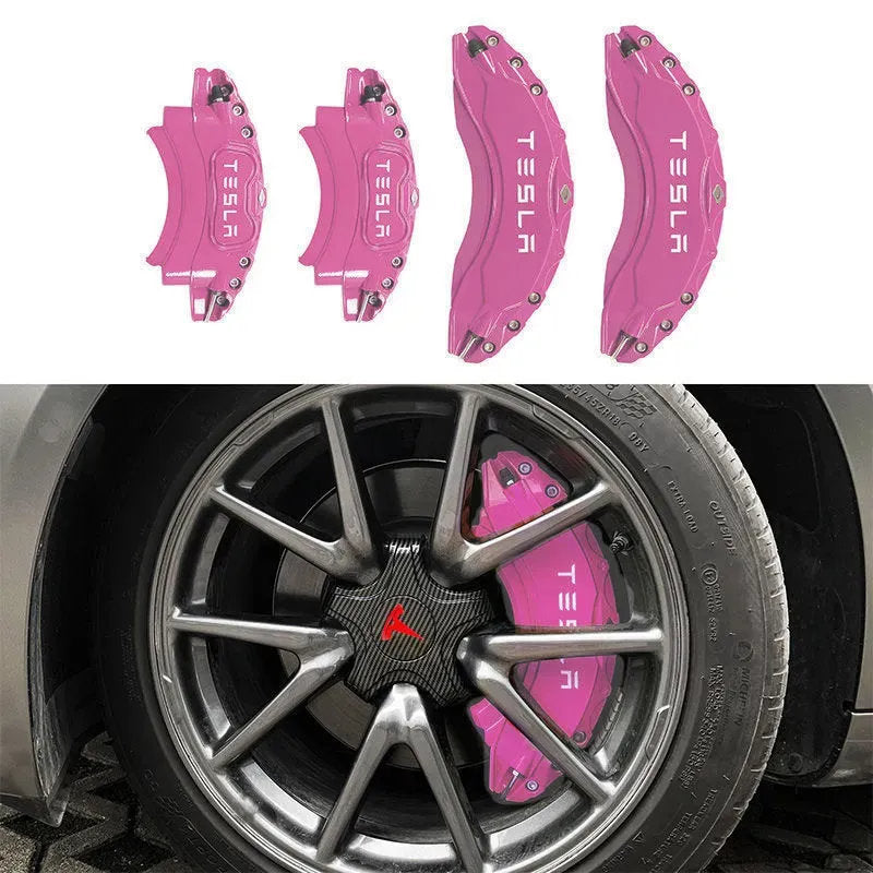 Tesla Model 3/Y Brake Caliper Covers (2017-2025) – Fits 18"-21" Wheels