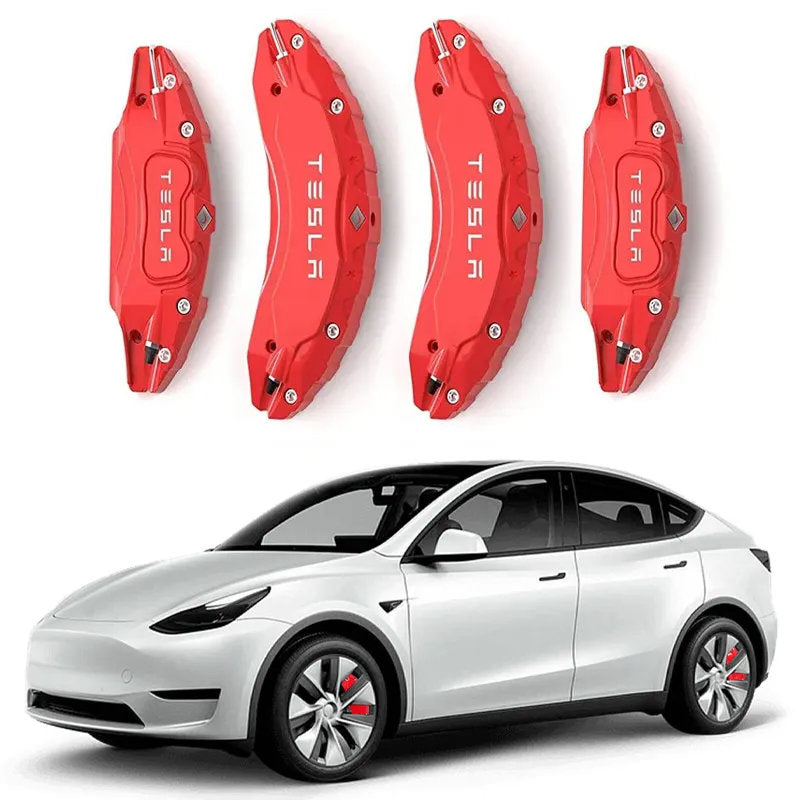 Tesla Model 3/Y Brake Caliper Covers (2017-2025) – Fits 18"-21" Wheels
