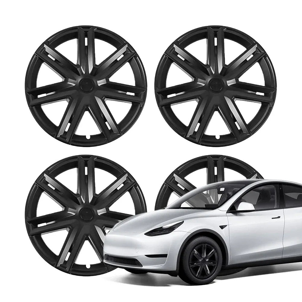 18″ 19″ Wheel Covers For Tesla Model 3/Y (4PCS) – Full Rim Coverage, Easy Snap-On Installation - Teskay