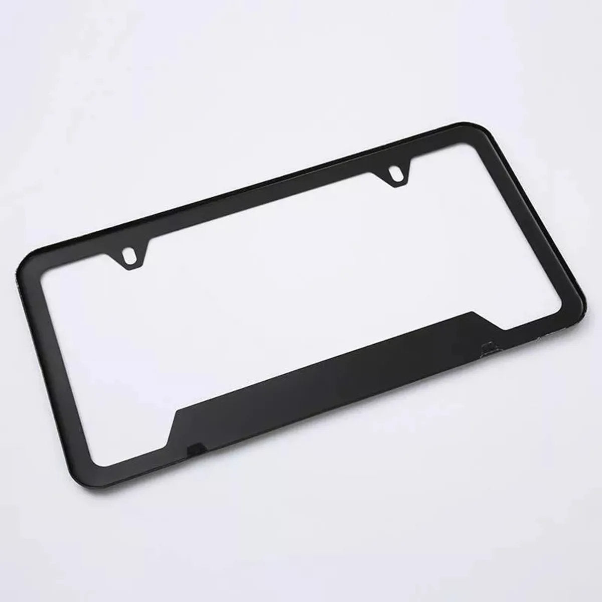 2pcs Tesla Model 3 Black Stainless Metal License Plate Frame - Teskay