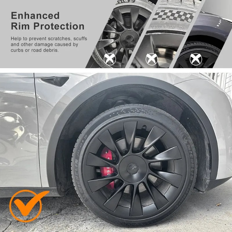 4PCS Tesla Model Y 20 Inch Rim Protectors – Full 360° Protection - Teskay