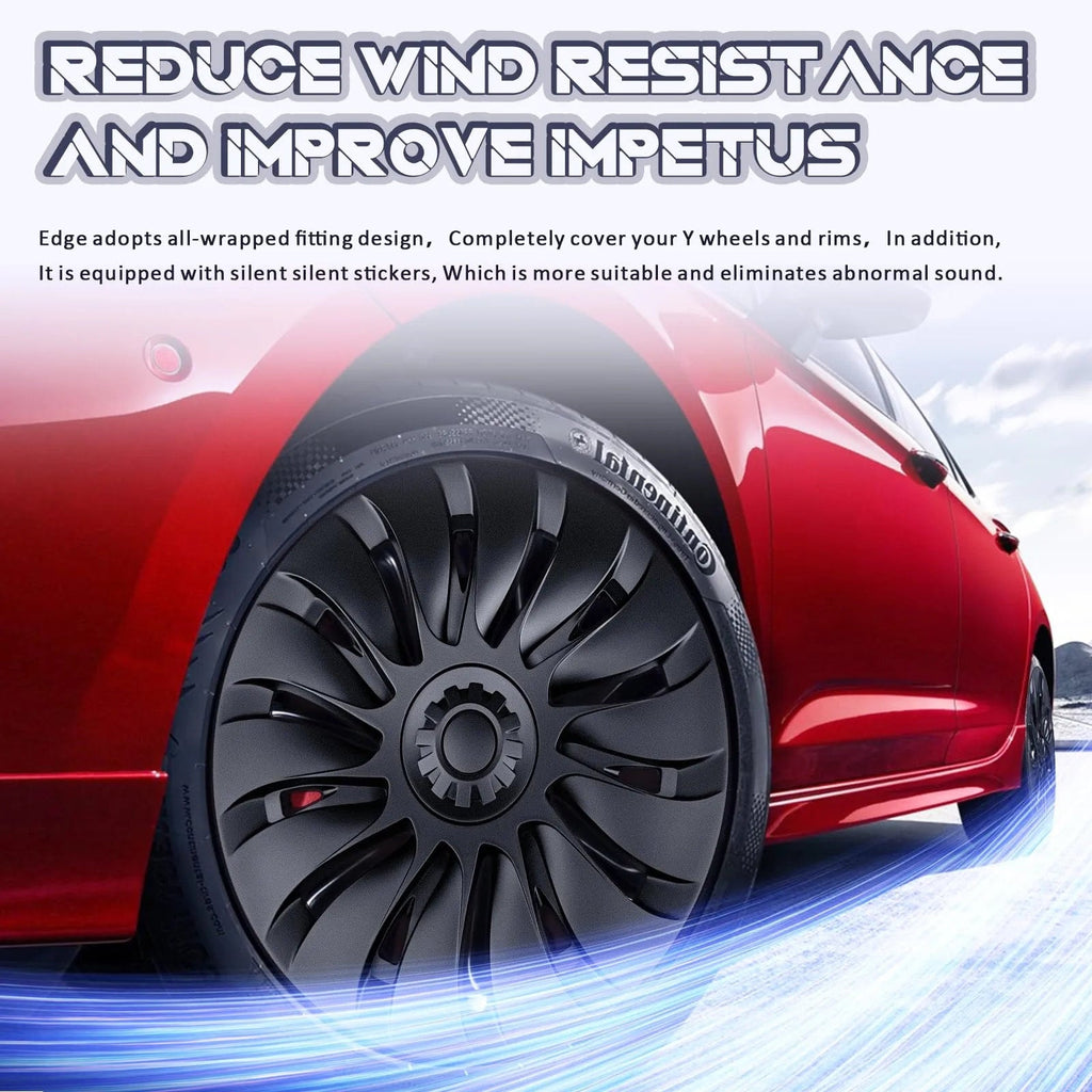 4 Pcs Wheel Covers for Tesla Model Y 19-Inch Wheels - Teskay