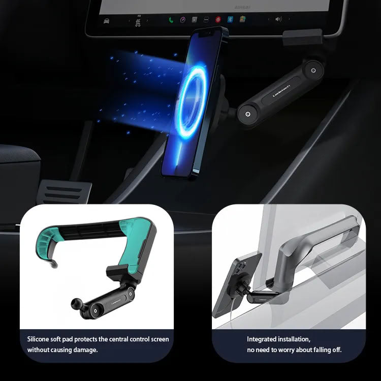 Adjustable Magnetic Wireless Car Charger Holder for Tesla Model 3（2017-2023.10）/ Y（2020-2024） - Teskay
