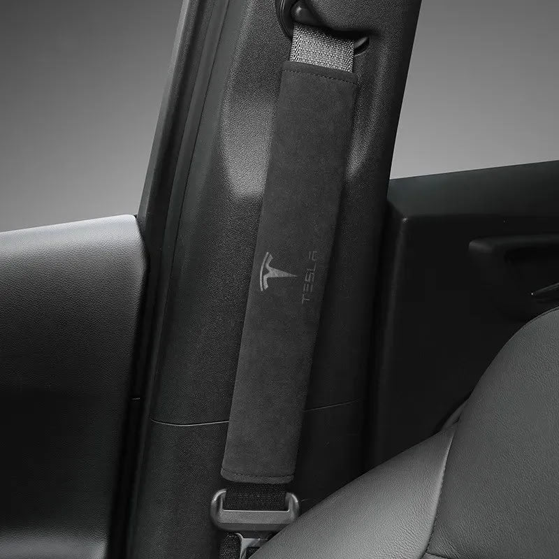 Alcantara Seat Belt Cover For Tesla Model 3/Y/X/S（No Year Limit） Teskay