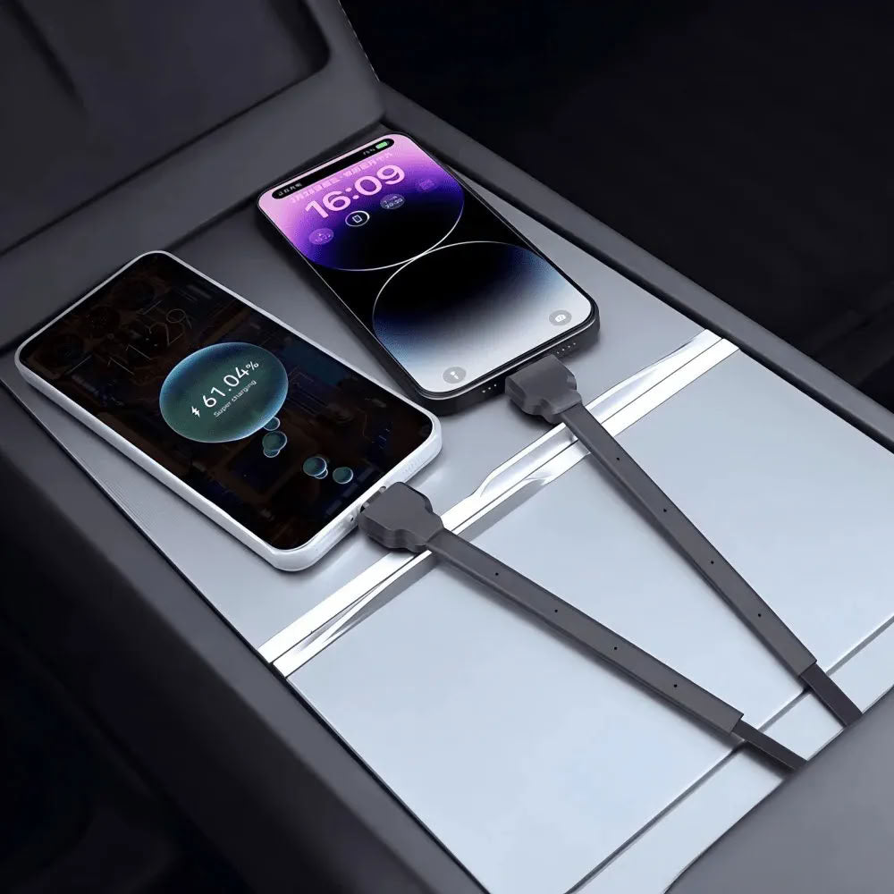 Armrest Box Hidden Expansion Dock for Model Y Juniper / Model 3 Highland  - Teskay