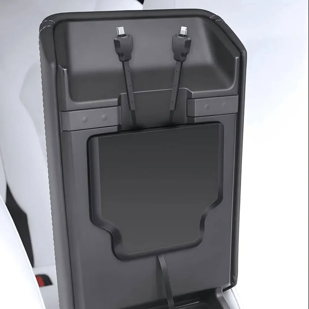 Armrest Box Hidden Expansion Dock for Model Y Juniper / Model 3 Highland  - Teskay