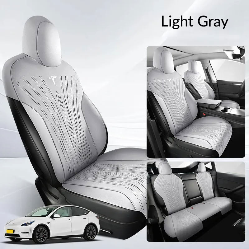 Breathable Seat Covers for Tesla Model Y (2020-2025.2) - Teskay