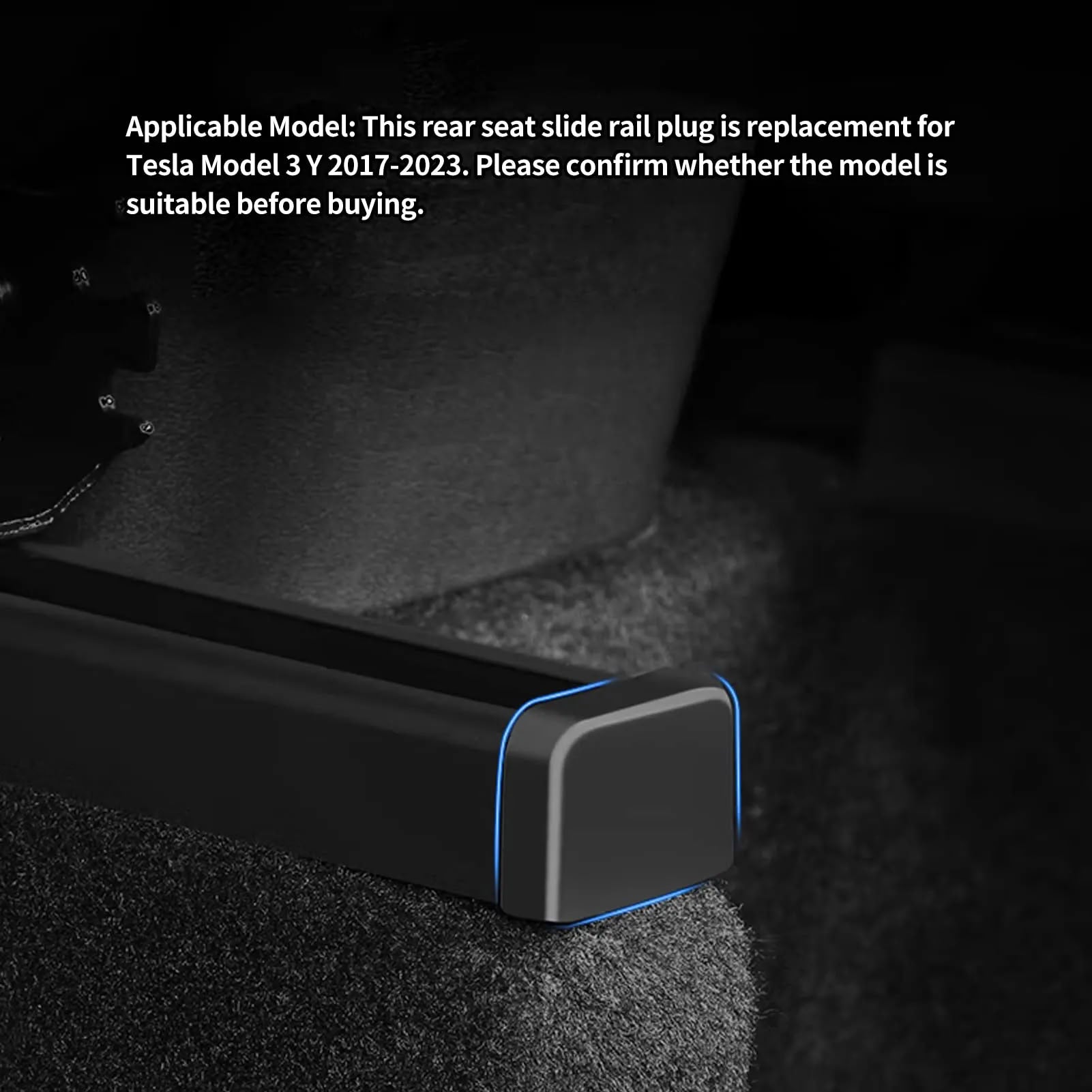 Car Slide Rails Anti-Kick Plugs suitable for Tesla Model 3/Y - Teskay