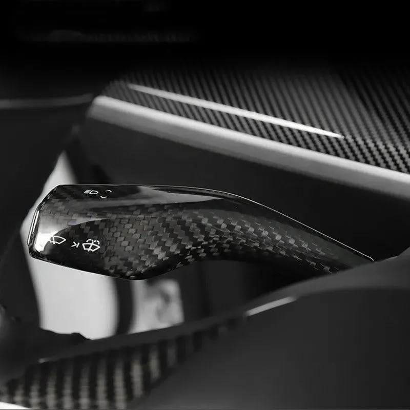 Carbon Fiber Wiper and Drive Shift Switch Cover for Tesla Model 3/Y - Teskay