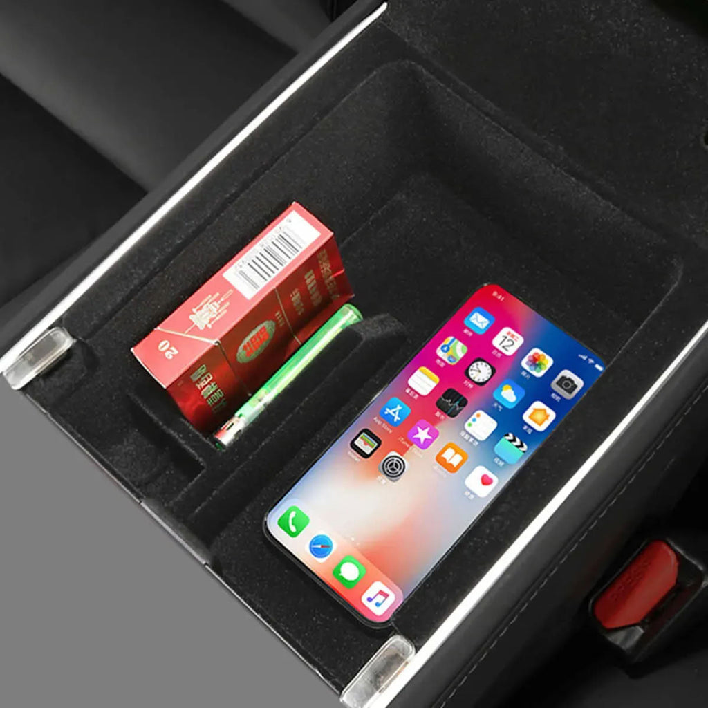 Center Armrest Storage Box for Tesla Model 3（2017-2023.10）/ Y（2020-2023） - Teskay