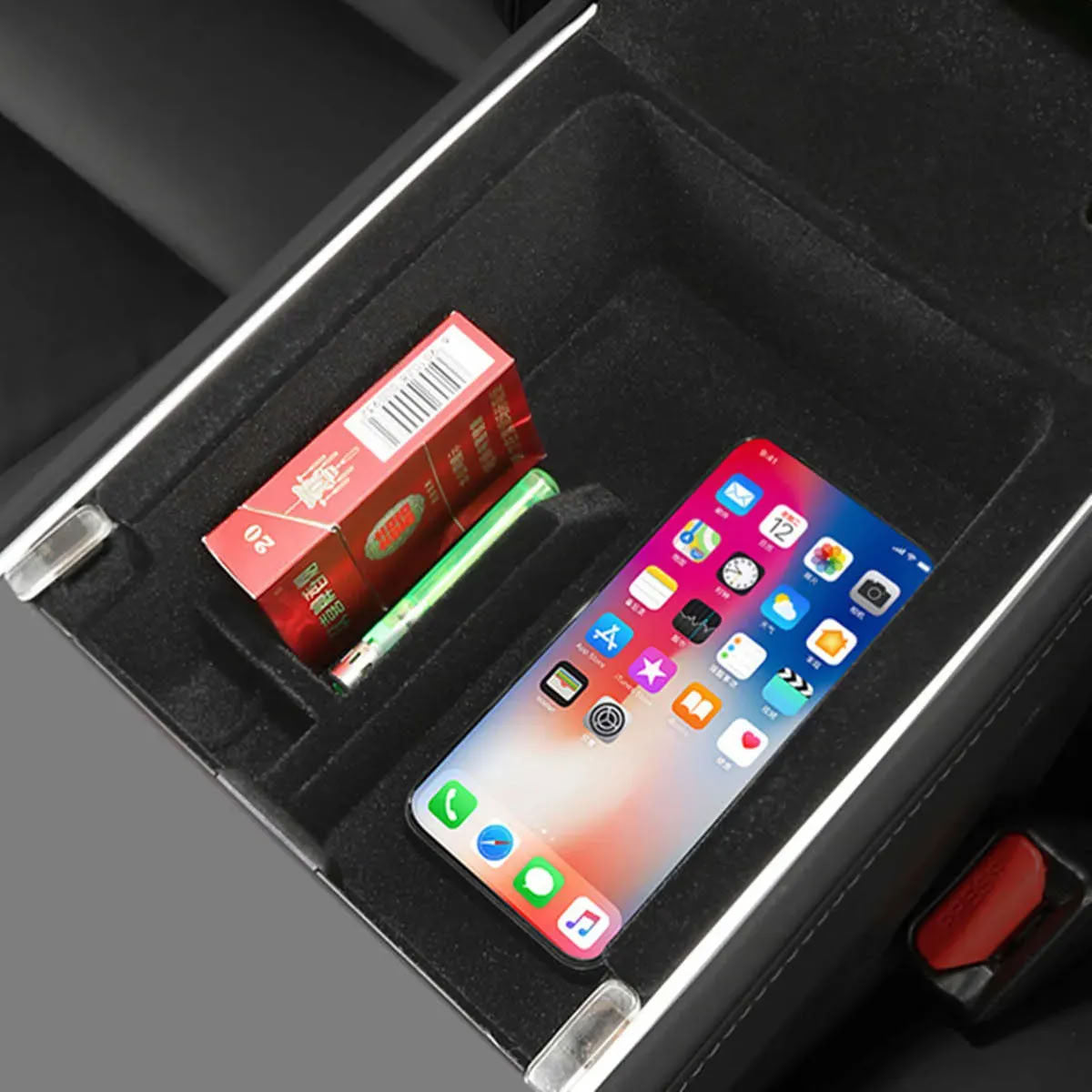 Center Armrest Storage Box for Tesla Model 3（2017-2023.10）/ Y（2020-2023） - Teskay