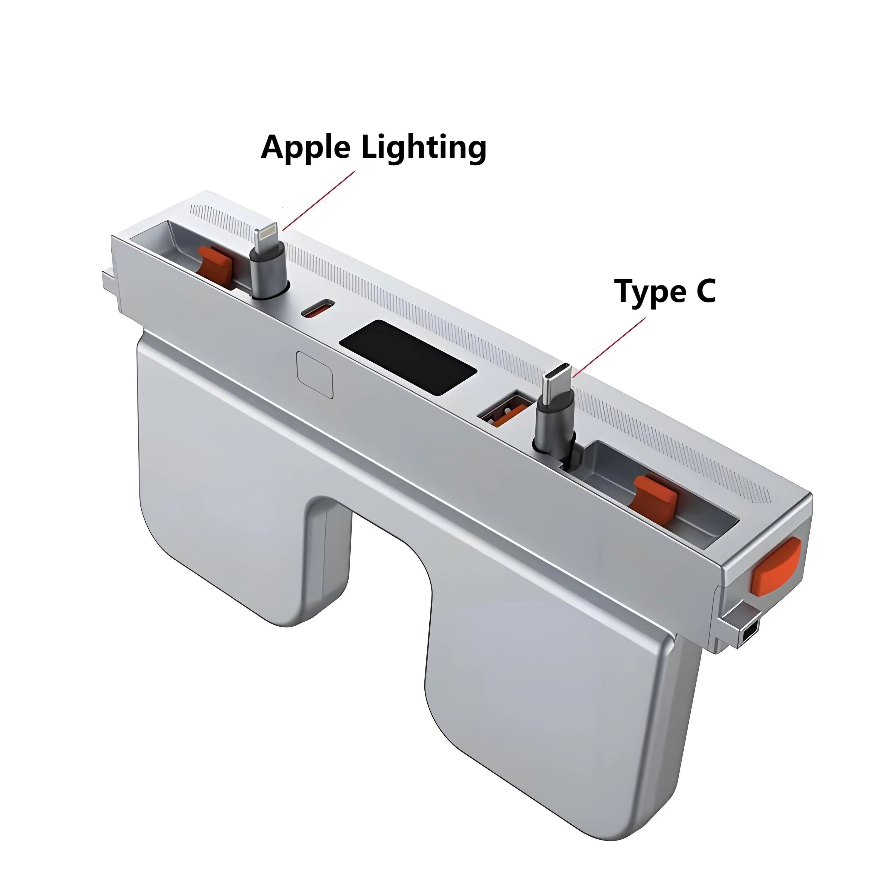 Center Console Ambient Light USB Hub Tesla Model Y Juniper / Model 3 Highland - Teskay