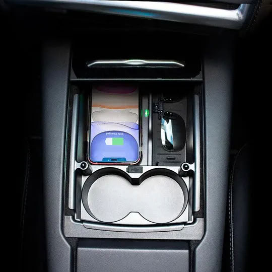 Center Console Organizer with Wireless Charging for Tesla Model S/X（2016-2020） - Teskay