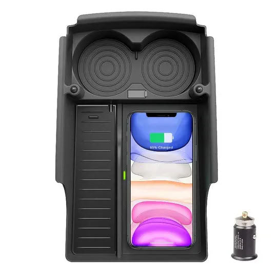 Center Console Organizer with Wireless Charging for Tesla Model S/X（2016-2020） - Teskay