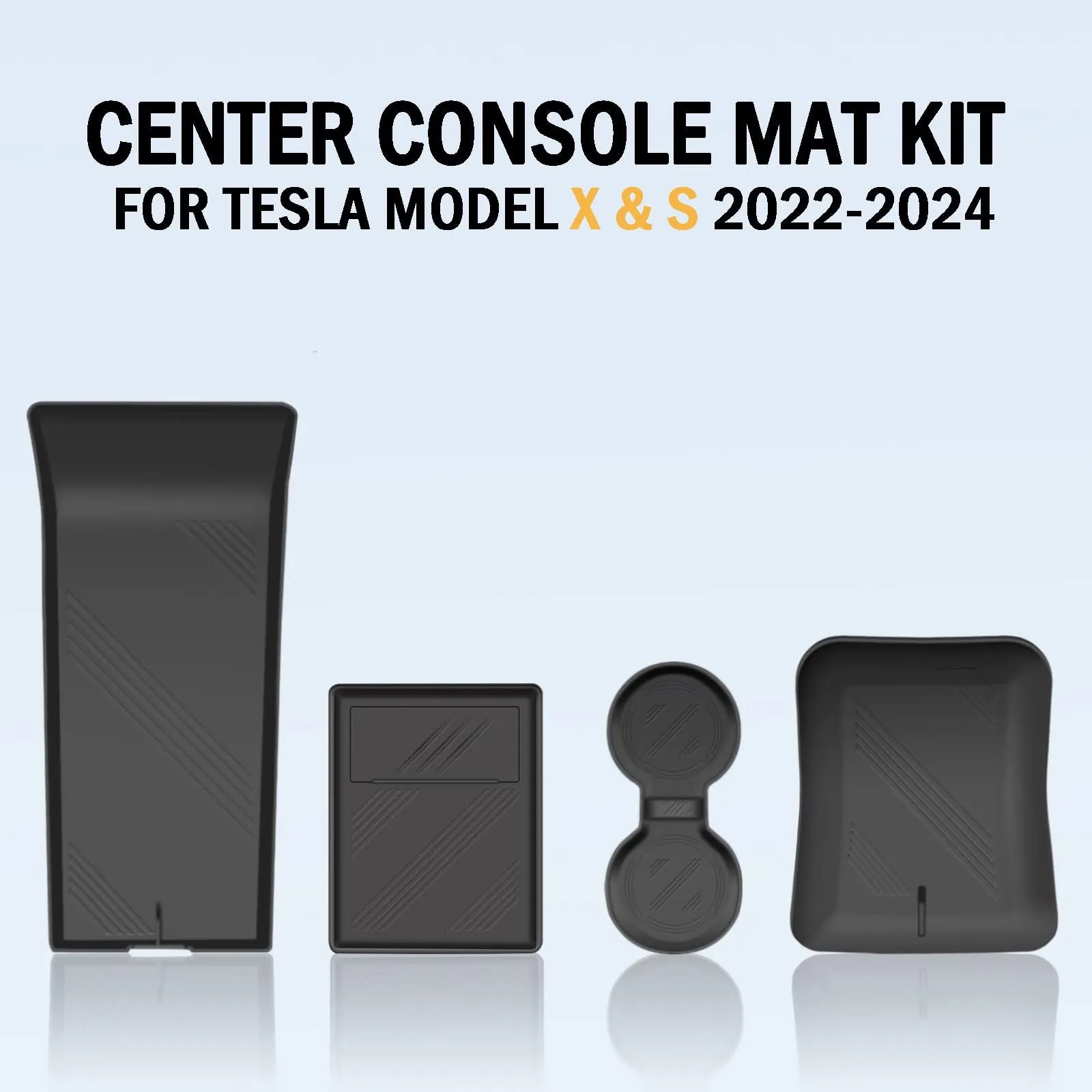 Center Console Storage Mat for Tesla Model S/X - Teskay