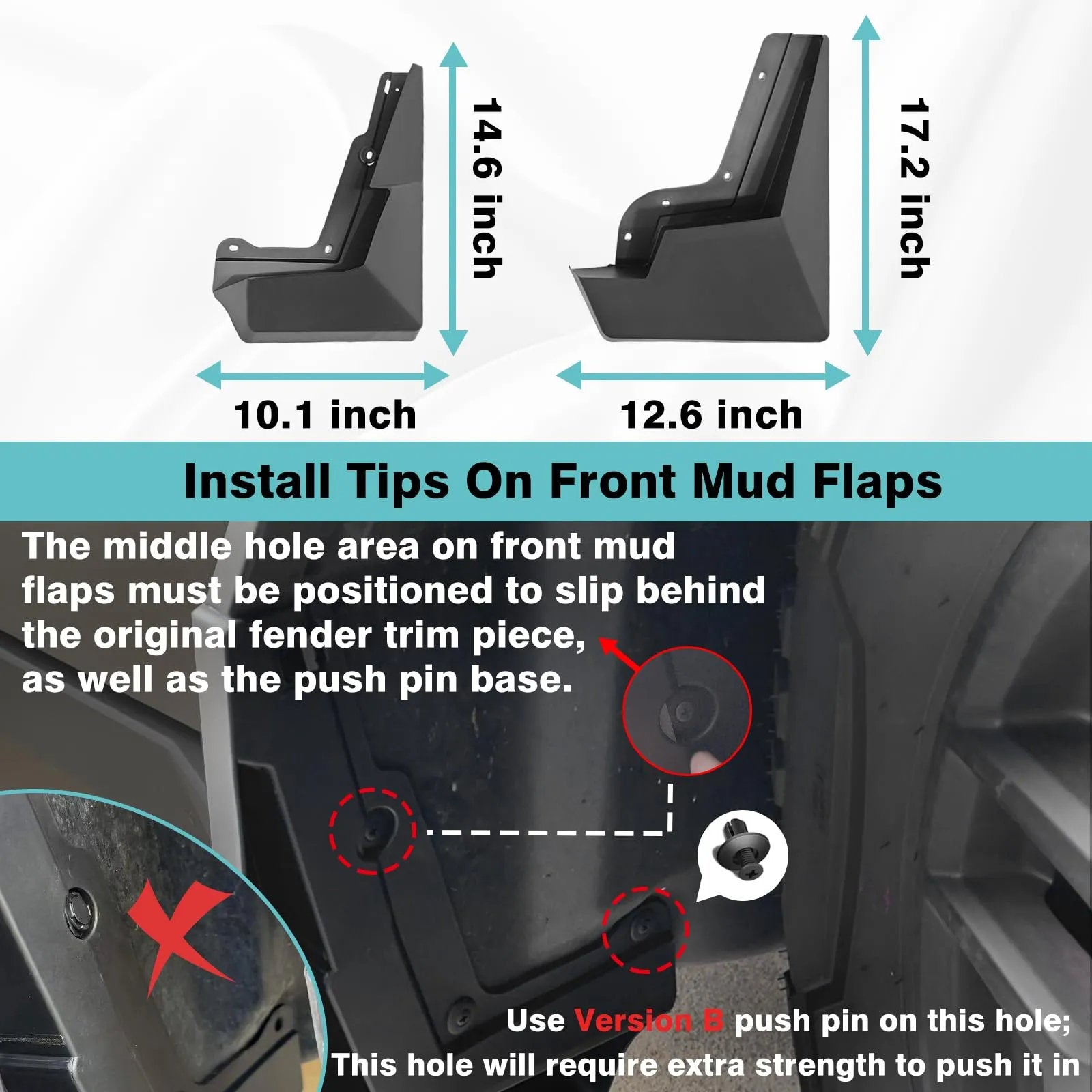 Cybertruck Mud Flaps - Teskay