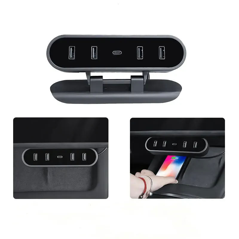 Docking Station for Tesla Model 3/Y USB Fast Charging (2021-2023) - Teskay