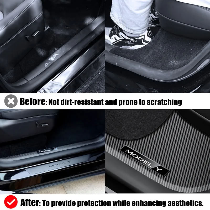 Door Sill Protector For Tesla Model 3 Highland/ Model Y - Teskay