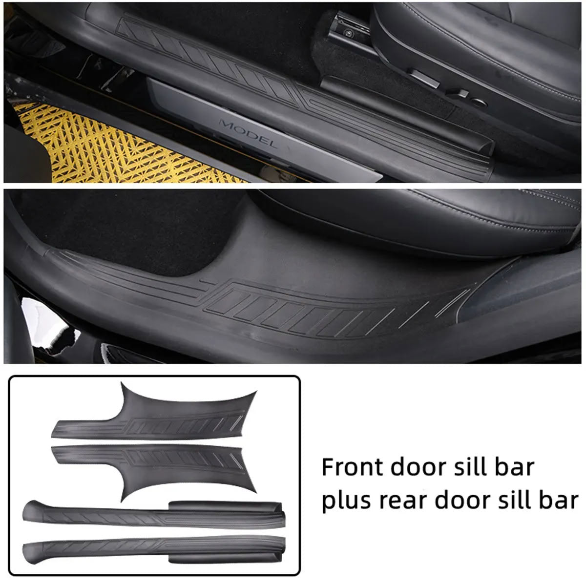Door Sill Protector for Tesla Model 3（2019-2023）/ Model Y (2020-2023) - Teskay