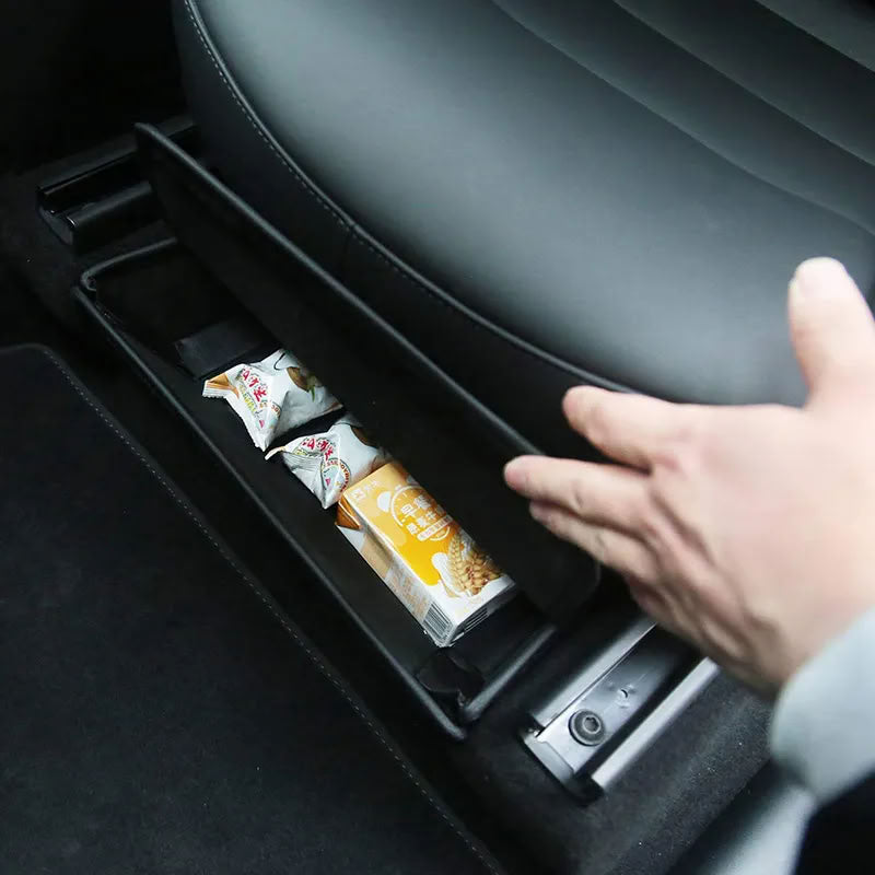Driver and Passenger Seat Organizer Storage Box for Tesla Model Y 2020-2024 - Teskay