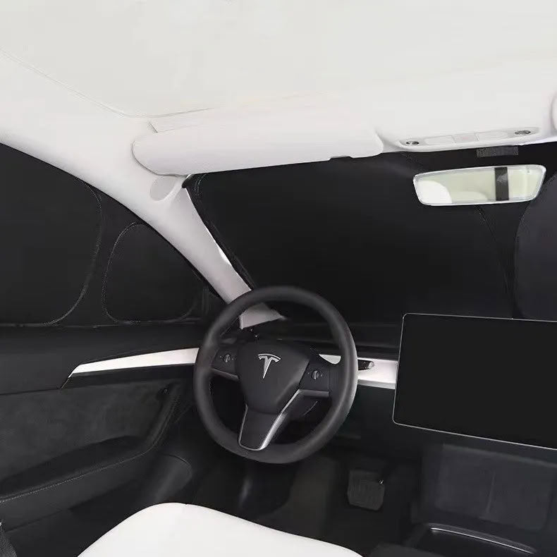 Full Set of 8 Side Window Sunshades for Tesla Model 3/Y - Teskay