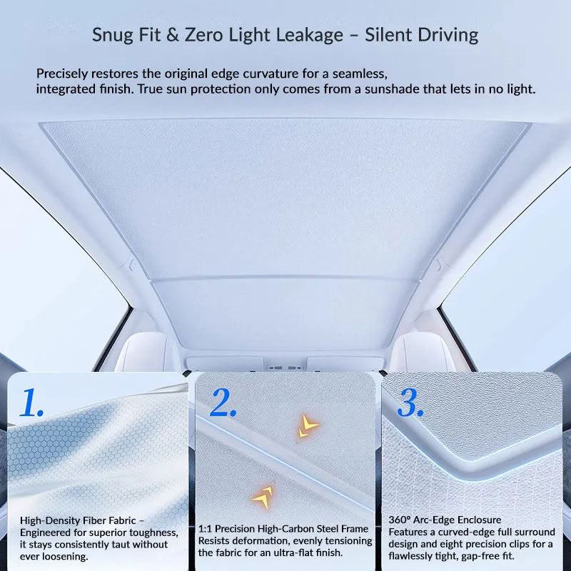 Graphene Sunshade for Tesla Model 3/Y - Teskay