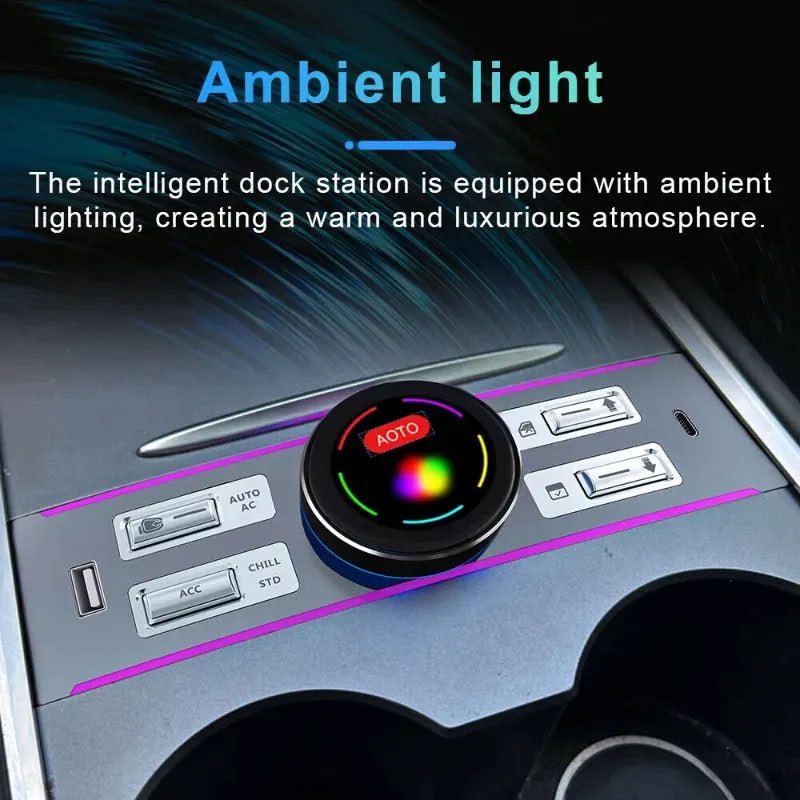 LCD Knob Docking Station for Tesla Model 3（2021-Present）/ Y（2020-Present） - Teskay
