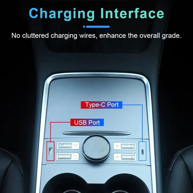LCD Knob Docking Station for Tesla Model 3（2021-Present）/ Y（2020-Present） - Teskay