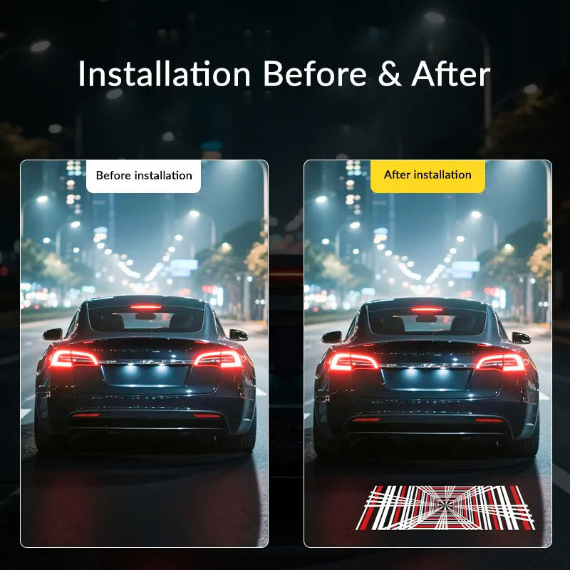 License Plate Projection Lights for Model 3 / Model Y - Teskay