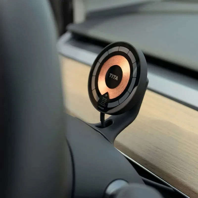 Magnetic Phone Charger Holder for Tesla Model 3/Y - Teskay